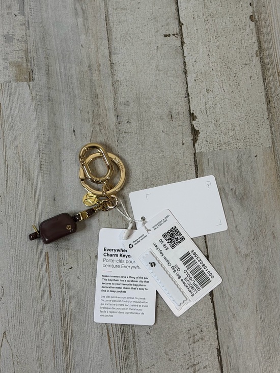 lululemon athletica Accessories - lululemon athletica Brown and Gold Everywhere Charm Keychain
